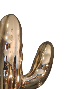 Cactus Shape Chrome (Small/Medium/Large) - Country of Origin: Italy