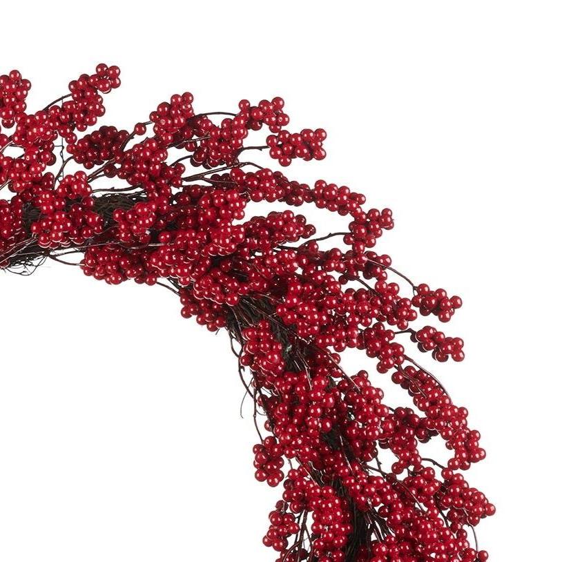 Berry Cluster Wreath - Country of Origin : Belgium