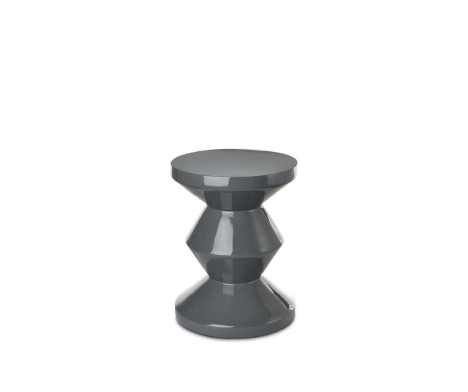 Zig Zag Stool - Dark grey - Country of Origin: Netherlands