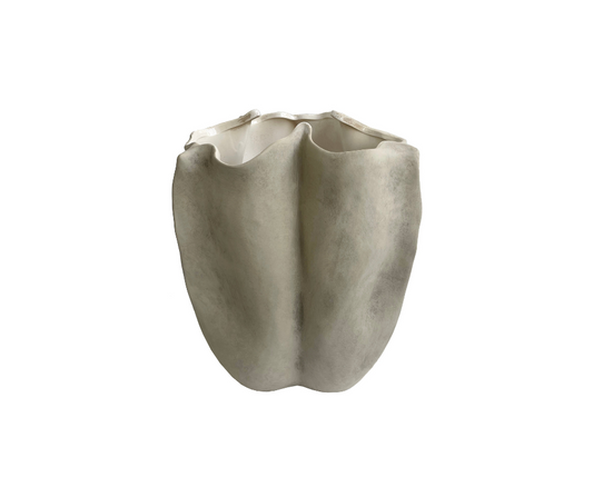 Ceramic pod vase grey D28;H36,5cm - Country of Origin : Estonia