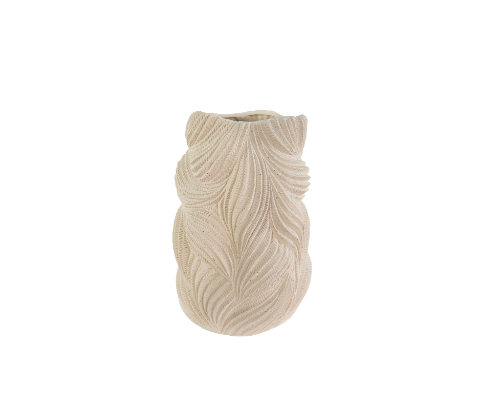 Ceramic dune vase sand d25;h36cm - Country of Origin: Estonia