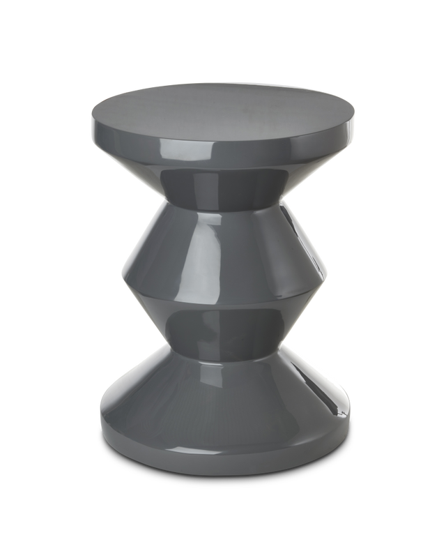 Zig Zag Stool - Dark grey - Country of Origin: Netherlands