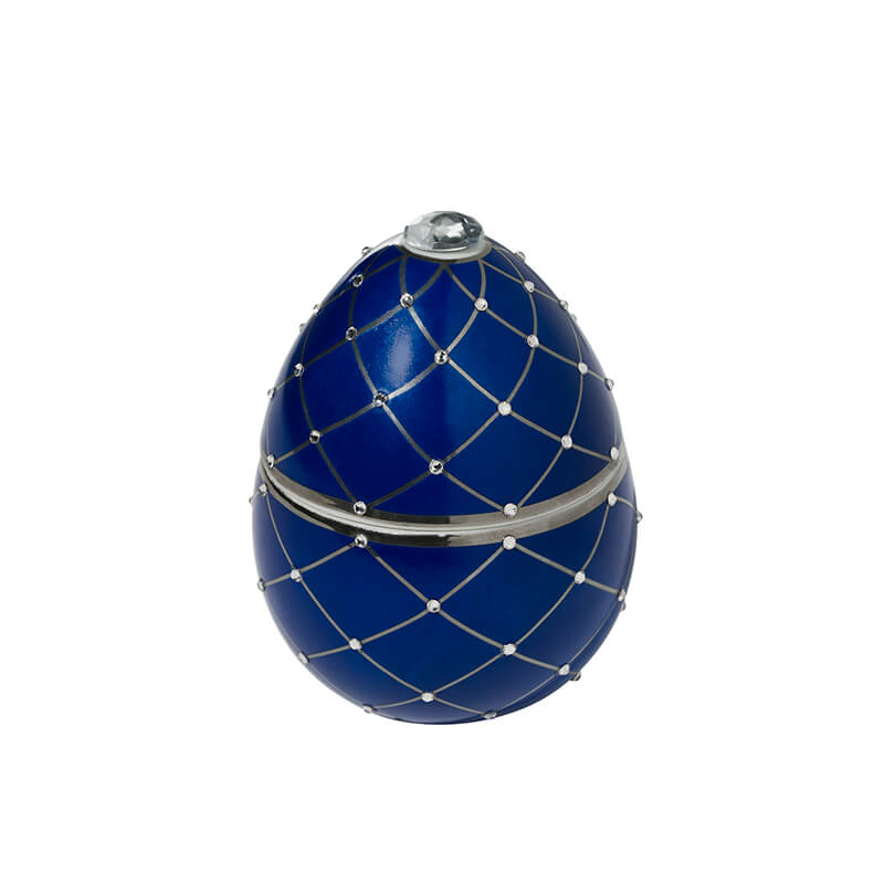 Blue Egg with Sliver Stripe -Bois de Russie - 220 g - Country of Origin: Italy